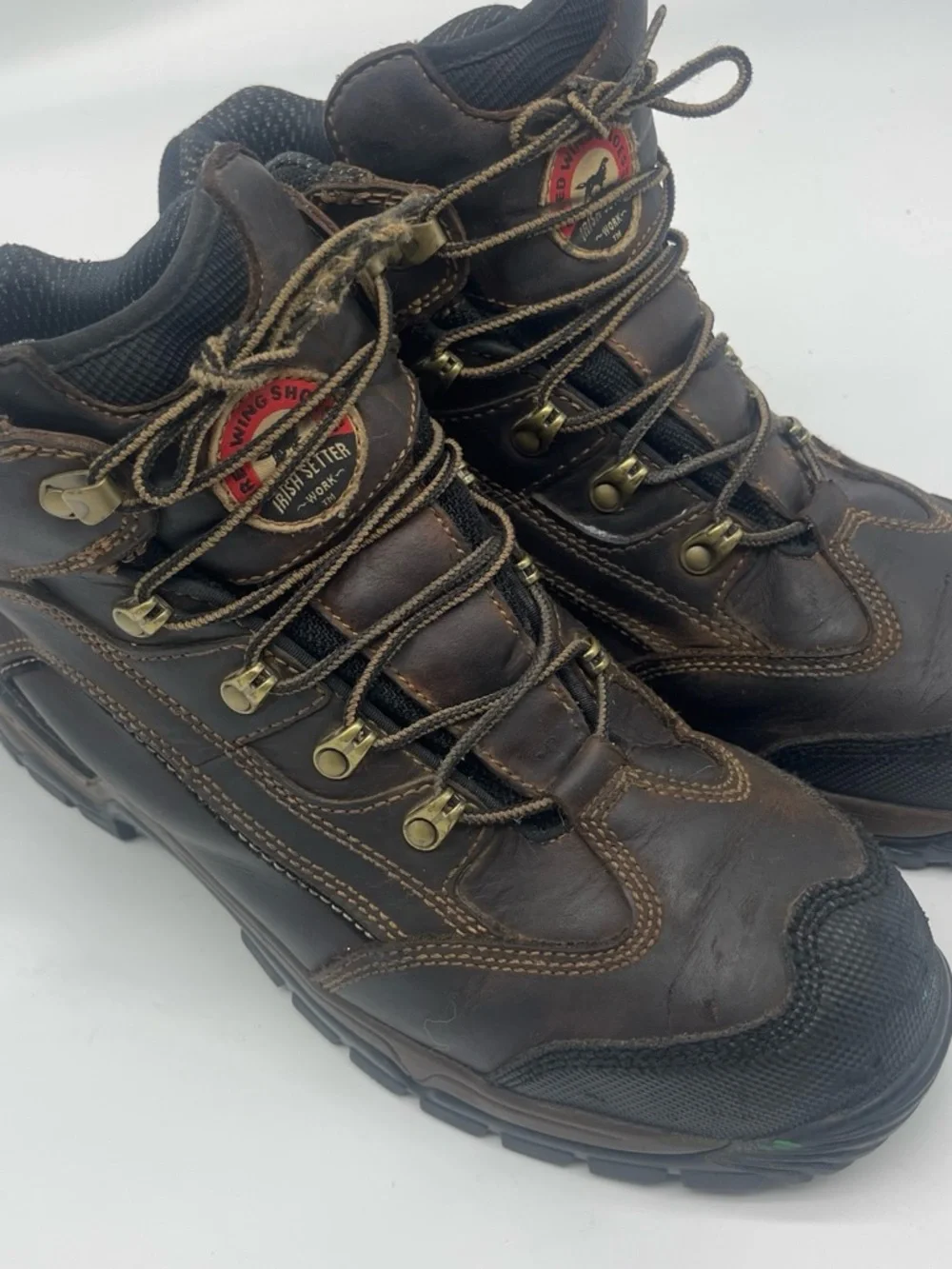 Red wings Irish setter leather shoes waterproof safety toe insulation